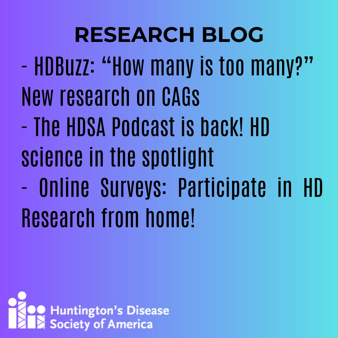 Bonjour, amazing community! You were patiently waiting and we are delivering another scrumptious edition of the HDSA Research Blog! Share your thoughts and spread the word! 👉 Click the link below to read the full blog ! 👇 hdsa.org/blog