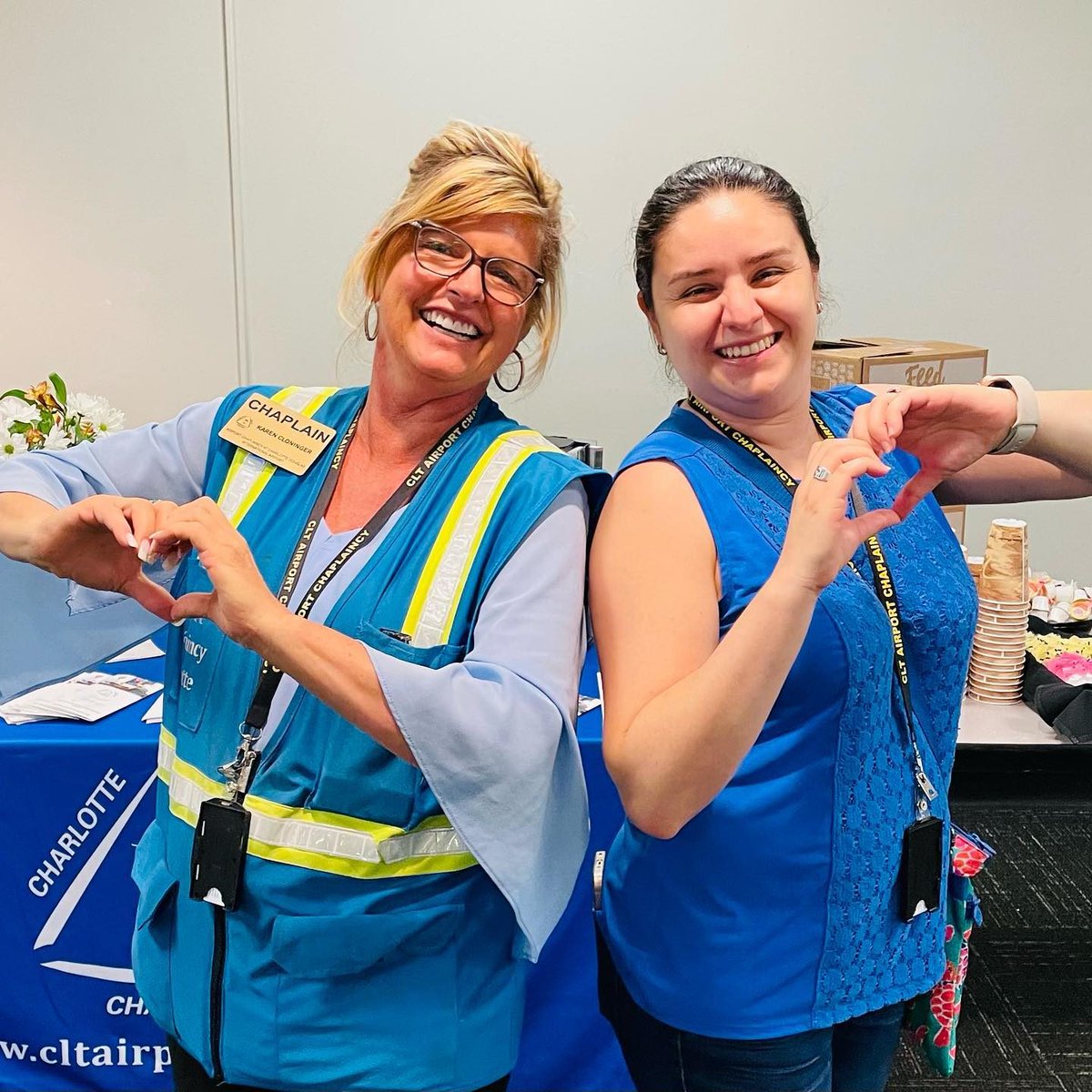 Today, we extend our appreciation to the chaplains at #CLTairport for their contribution to enhancing the Airport experience. These volunteers provide non-denominational emotional and spiritual support to thousands of travelers and employees in our Airport community. #NVW