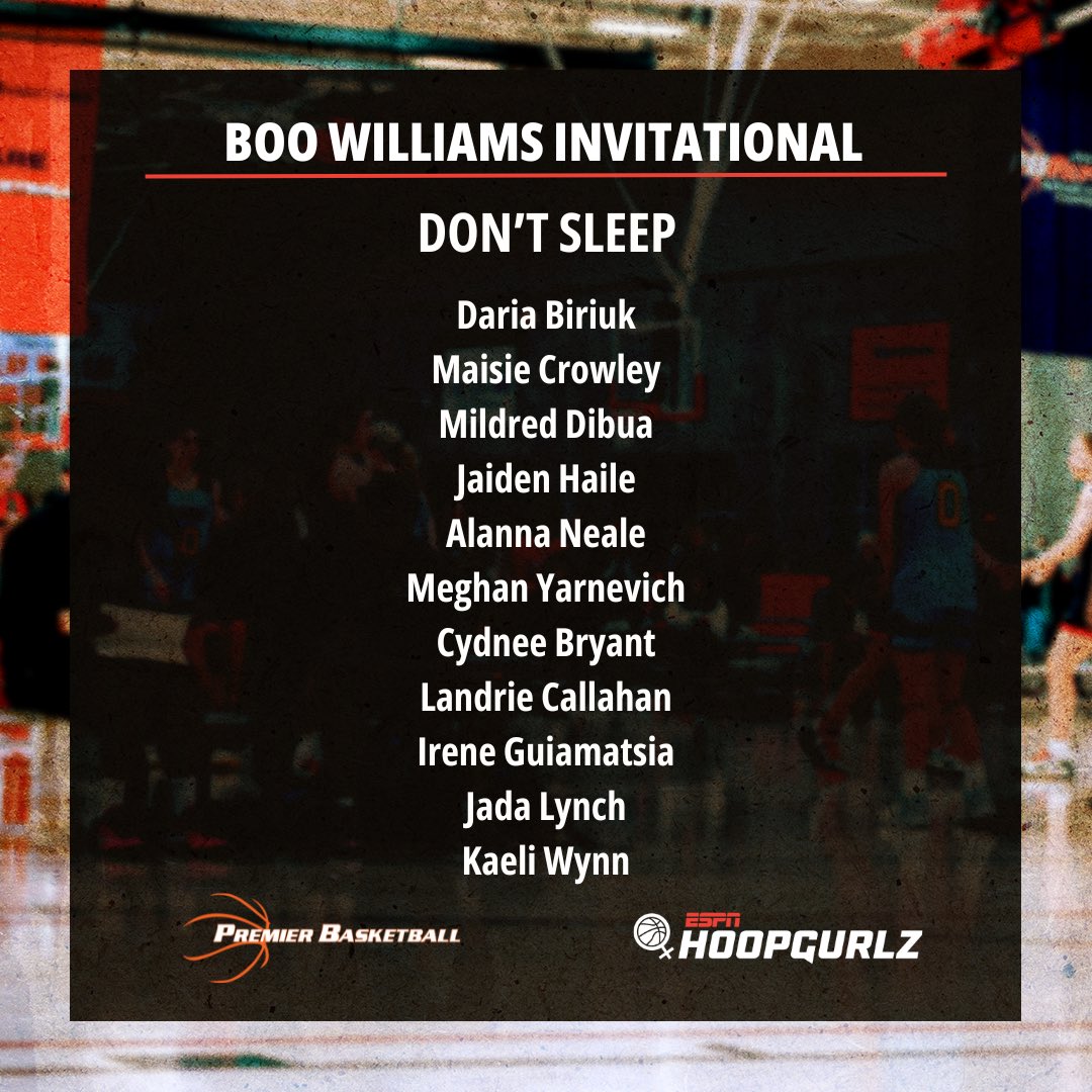 Don’t 😴💤 on these from <a href="/BWSLGirlsAAU/">Boo Williams GBB</a> last weekend.

<a href="/ESPN_WomenHoop/">ESPN Women's Hoops</a> ✖️ <a href="/PBRhoops/">Premier Basketball</a>