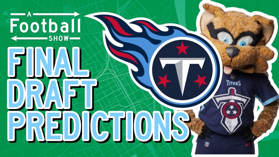 Officially Official Final NFL Draft Predictions: 🏈 What do the #Titans do? 🏈 How many QBs in top 10? 🏈 How may WR in the first round? 🏈 Trade Commandments @FWordsPod @StoneyKeeley @BradenGall @SinkersBev @Build_KG Watch, Subscribe: tinyurl.com/p3tcefsv