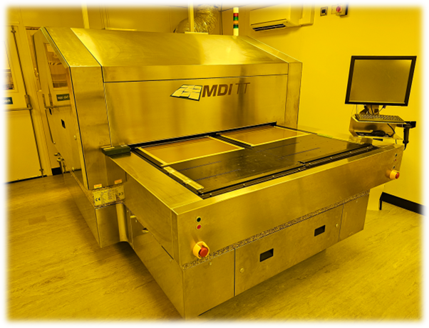 Merlin Flex has fully installed and commissioned its 2nd Schmoll MDI Imaging system.This machine includes a twin bed, 4 head system which enhances Merlin Flex’s direct imaging capability for its 1.4M long flexible circuits