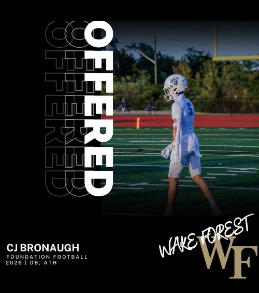 After an outstanding conversation with @cchipwest @CoachClawson I am blessed to have earned an offer from Wake Forest University. @Get_Activept @CoachWalker0223 @Andrew_Ivins @PrepRedzoneFL @On3Recruits @Rivals @CenFLAPreps @FbStutsman @karlos_sr @DanLaForestFB @larryblustein