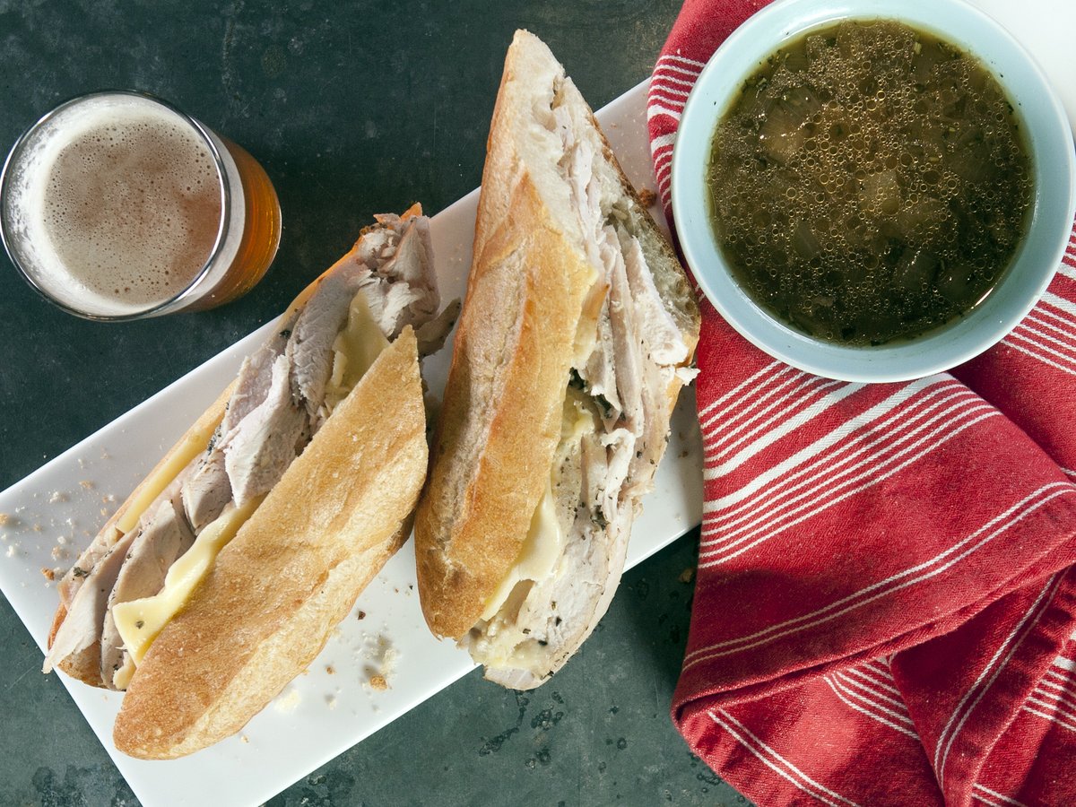 Herb-roasted turkey breast and melted Gruyere on toasty bread is EXACTLY what we want for lunch tomorrow 🤤 Get @KelseyNixon's recipe: cooktv.com/3dI0aJF