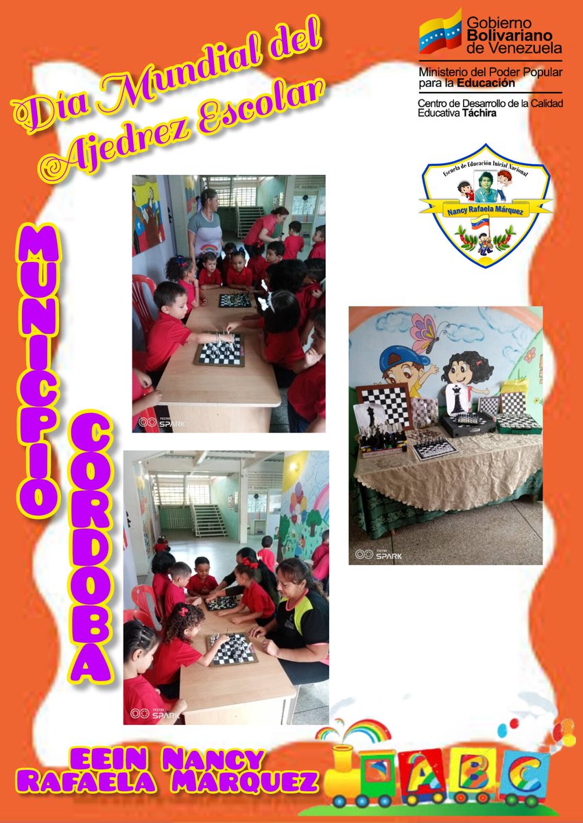 Y así celebramos con alegría y entusiasmo el día Mundial del Ajedrez <a href="/_LaAvanzadora/">Yelitze Santaella</a> <a href="/CDCETachira/">CDCE Táchira</a> <a href="/Crazet2011/">Crazet2011</a> <a href="/coordinicial/">CoordinicialTach</a> @MPPEDUCACION <a href="/Berzabethg1/">Berzabethgandicaoficial</a>