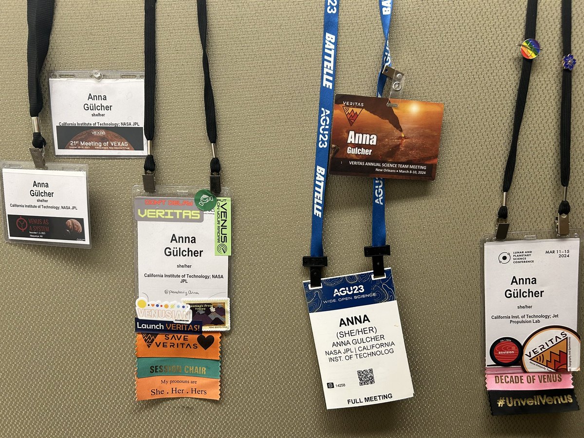 My collection during (a bit over) 1 year of #postdoc life @NASAJPL @CaltechSeismo @Caltech! 🌋✨🚀 #conferences #workshops #meetings