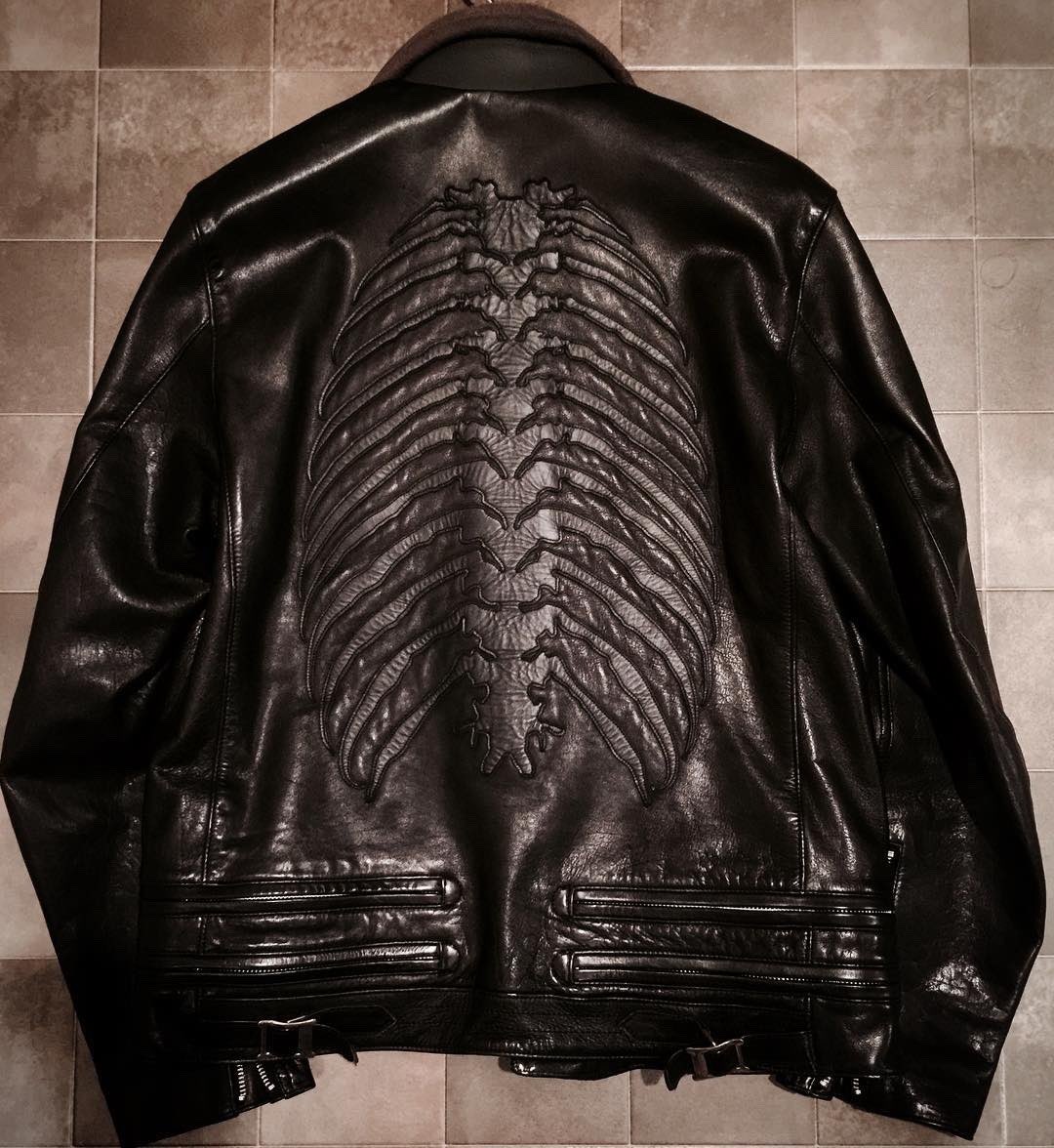 undercover: ‘anatomicouture’ ribcage leather jacket (2013)