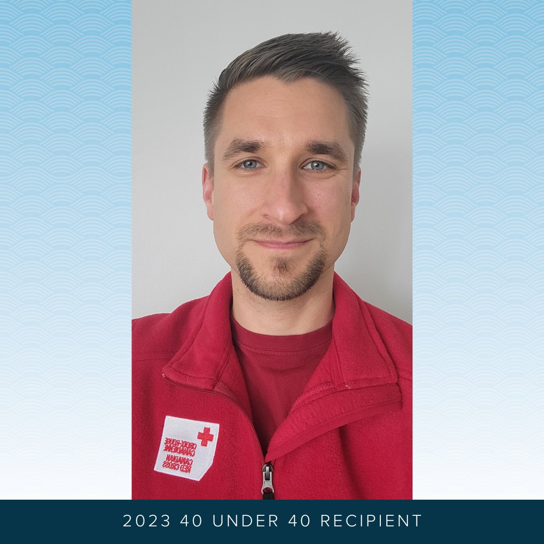Congrats Adam Gesicki from BC! A #40Under40 honoree at the 2023 Cardiac Arrest Survival Summit, Adam's Red Cross work has enhanced first aid education, reaching 850K learners yearly. His dedication boosts intervention rates, aided by groundbreaking research. #CASSummit2023