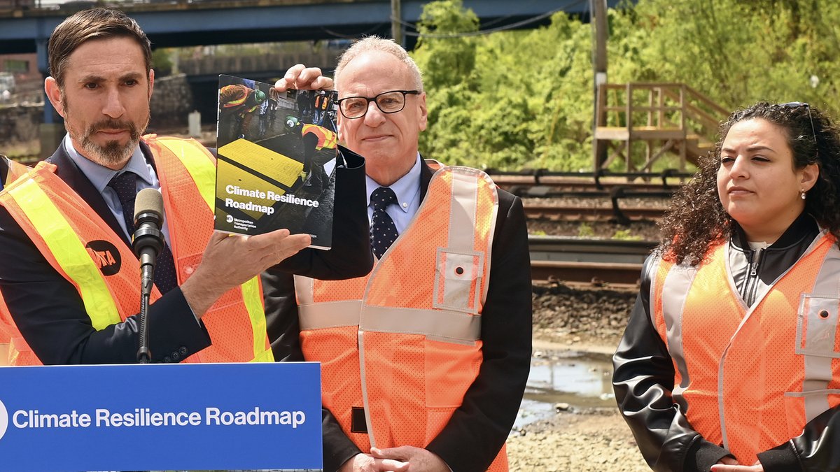 Today, we unveiled the Climate Resilience Roadmap, a comprehensive framework to fortify the transit system against the impacts of climate change.

This in-depth plan underscores our commitment to ensure reliability and safety in the transit system for generations to come.

Read