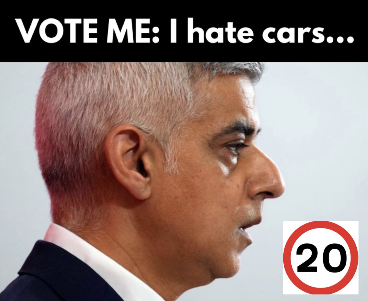 VOTE ME: I hate cars......

#ULEZ #PayPerMile #LTNs #C40 #WarOnCars #WEFAgenda2030