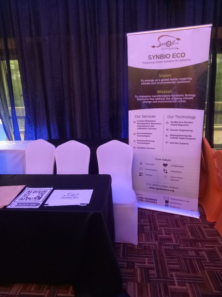 synbioeco's tweet photo. Highlight of the Day- #DNA Day
We were part of the exhibitors at the world creativity and innovation commeration day at @GolfCourseHotel organized by @UNDPUganda. We showcased how we utilize #synbio to solve #climate and #environmental crises. https://t.co/aVTljCEC74