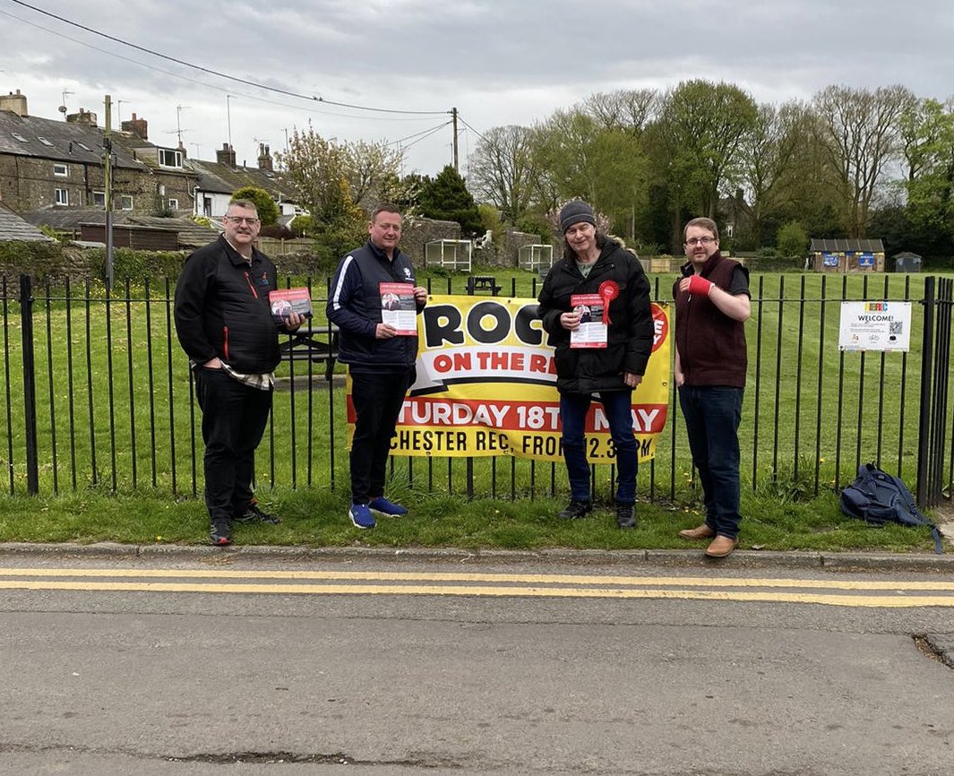 RVLabour's tweet image. Another campaign session for @CliveGrunshaw1  The team were out and about in Longridge, and Ribchester today. Many positive vibes from residents.