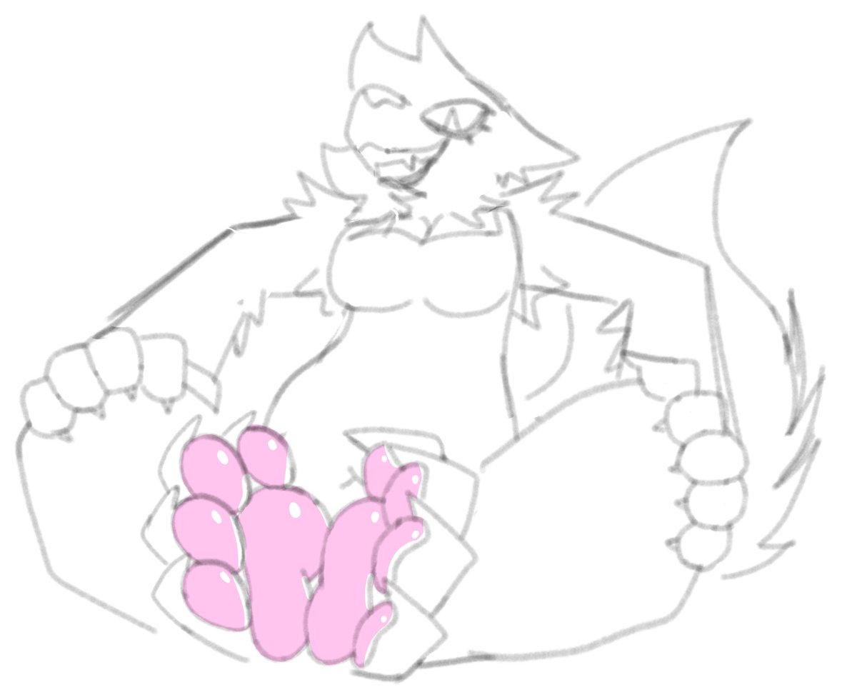 bigsteppies's tweet photo. micro-less version because i think the bare paws are cute on their own too :V https://t.co/s6n4sWlG4q