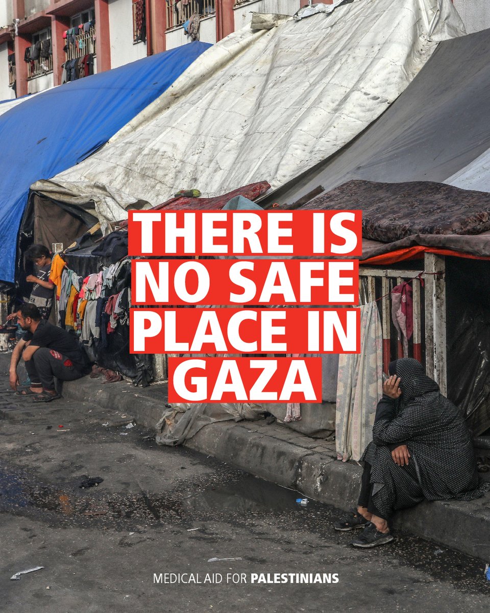 There is no safe place for Palestinians in #Gaza – not even in so-called “safe zones.” Evacuation orders have only proven to put people in further danger, while so-called “safe zones” have rapidly become “death zones.” 🔴 Take action to #ProtectRafah: map.org.uk/campaigns/prev…