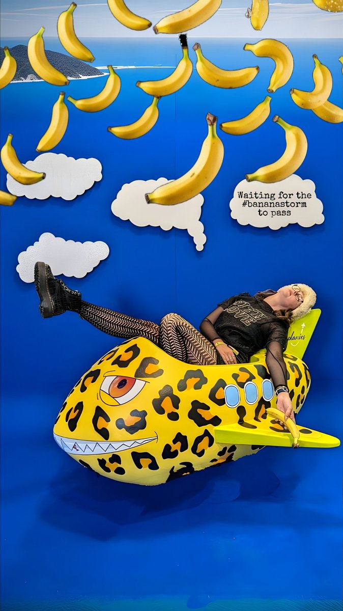 So <a href="/BananaConfXYZ/">BananaConf Global</a> was so incredible, it caused a #bananastorm! Guess <a href="/KseniaStarkAms/">Ksenia Stark 🍌 BananaConf 2025</a> and I will stay in Tallinn for a while until it passes. Thanks to <a href="/airBaltic/">airBaltic</a> &amp; <a href="/PlaniesNFT/">Planies</a> for the #flywithplanies photo opportunity 🍌✨