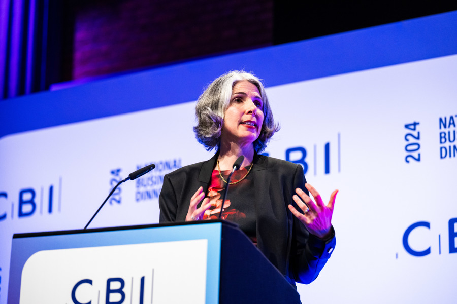 .@RainNewtonSmith spoke to business leaders and politicians at #CBIDINNER24 this evening about raising ambitions to deliver long-term, sustainable growth by investing in high-growth, high-tech industries of the future.