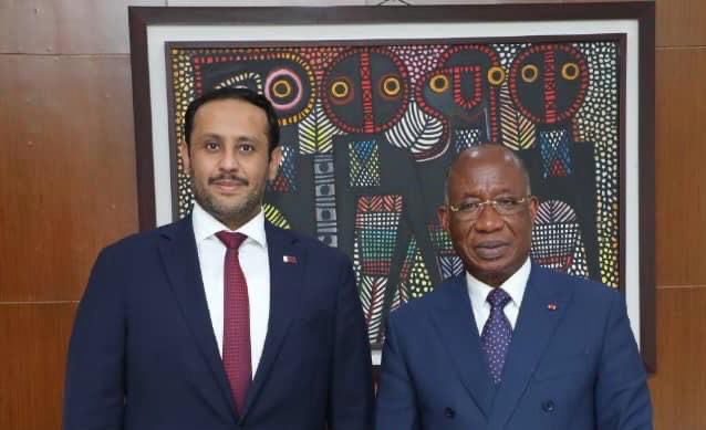 Cote d'Ivoire Foreign Minister Meets Qatar's Ambassador #MOFAQatar