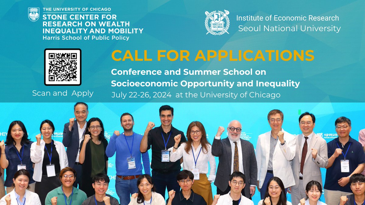 Calling early career faculty and advanced Ph.D. students! Apply to attend the second annual summer school hosted in partnership between @UCStoneCenter & the Institute of Economic Research @SeoulNatlUni. We invite early-career scholars with research priorities in inequality and…