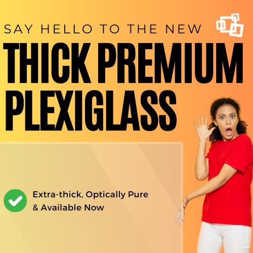 We are thrilled to introduce our latest addition to the Matboard & More family: Thick Premium Plexiglass! Elevate your projects to new heights with our extra-thick, optically pure plexiglass, now available for purchase.

#plexiglass #acrylic #pictureframe #framing #interiordesign