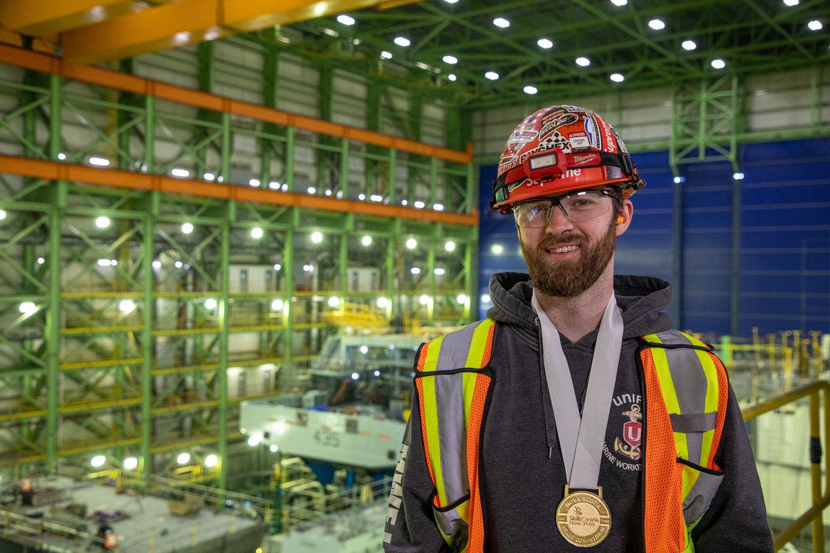 Congratulations to Electrical Apprentice Tyler McGrath from @IrvingShipbuild, who recently won gold at the Nova Scotia Skills Competition! Tyler has earned his chance to represent Nova Scotia at the Skills Canada National Competition in Québec City next month.