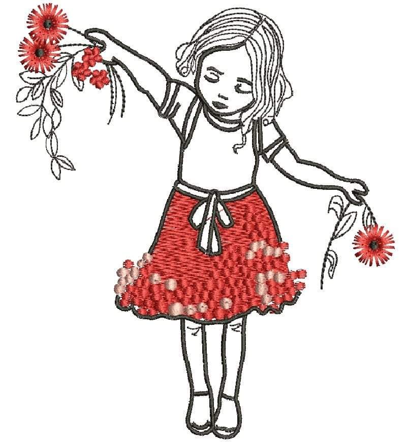 👧💐💻🪡🧵
Girl with flowers Machine Embroidery design, 
 etsy.me/44bOur5 #crossstitch #valentinesday #weddinginvitation #bridalembroidery #babygirlshower #babygirlembroidery #childrenembroidery #girlwithflower #princessembroidery