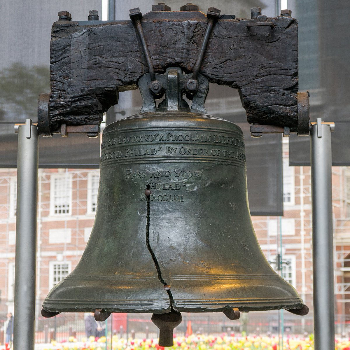 Who knows what year was the last time the Liberty Bell was rang? 🔔 A - 1776 B - 1932 C - 1846 D - 1865 #LibertyBell #Philadelphia #history