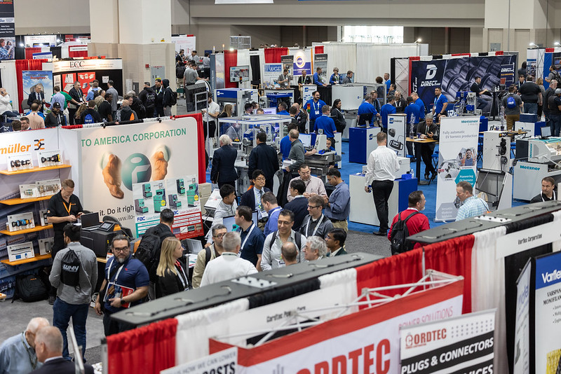 WHMA/IPC announces that a record-breaking 215 exhibitors will be at #EWPTE2024 to introduce new product technologies and innovations of the #electrical #wire harness and #cable processing industry at @BairdCenter May 14-16, in Milwaukee, Wis. Read more: hubs.li/Q02v56Y30