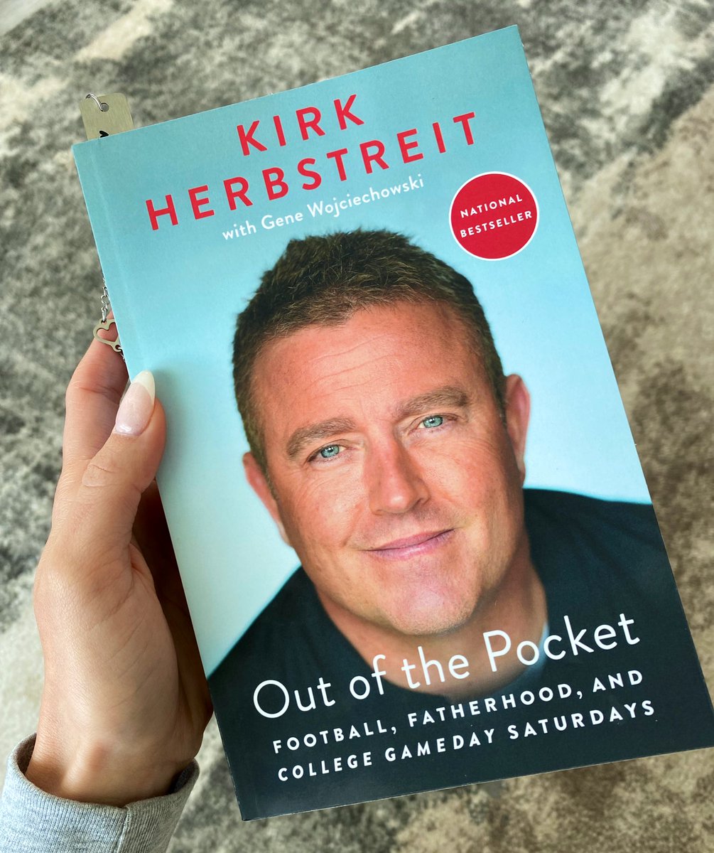 Current read, and it’s a good one! Is it football season yet? 📖👀🏈 @KirkHerbstreit | @WTHRcom