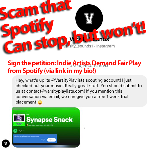 Recent example that @spotifyforartists can stop!  Members of @NAS_Spotlight have sent them 1000s of solicitations that violate their terms & conditions. Instead, @eldsjal attacks #indieartists!

Link in bio: Sign the petition!

#StopPayola #spotifyplaylist #spotify #fairstreaming