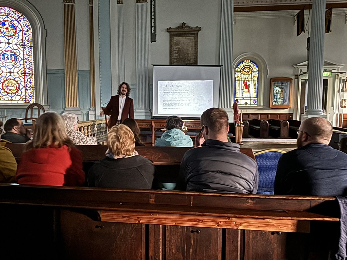 A super second session of our church music course tonight. Thank you to Leonard for a very informative talk, and to all who attended from near and far! #horbury #horburybridge #wakefield