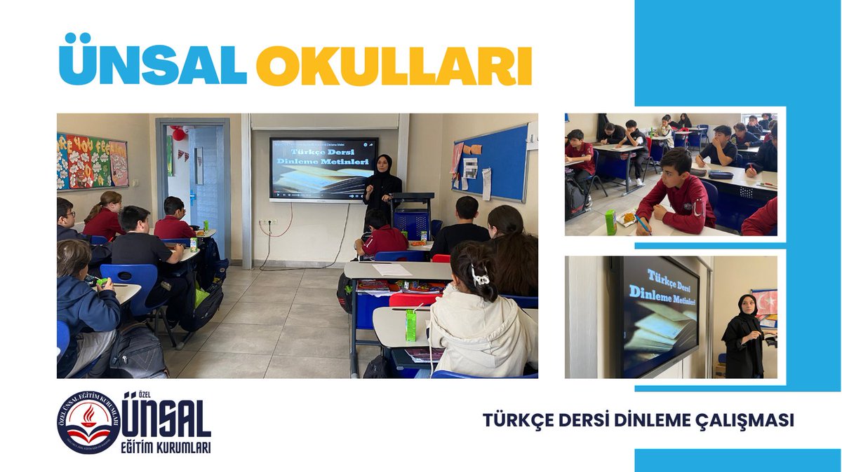 Nuray Öğretmenimiz, Türkçe dersinde ortaokul gruplarımızla dinleme çalışmalarına başladı. Öğrencilerimizi dinleme sınavlarına hazırlamak amacıyla gerçekleştirdiğimiz bu alıştırmalarla dinleme becerilerini güçlendiriyoruz. #DinlemeBecerileri #Eğitim #OkulHayatı