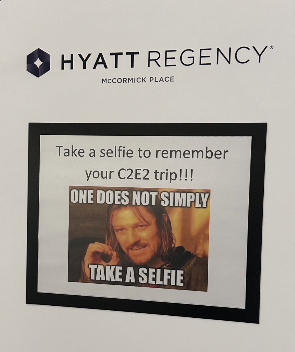 A proper reminder for me 🤌 @c2e2