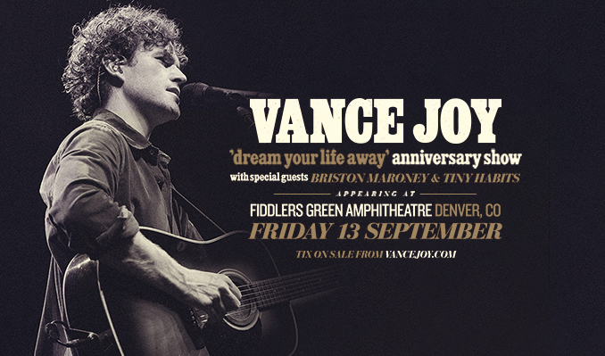 vance joy brings his 'dream your life away' anniversary show to fidd's on fri, sep 13 with special guests briston maroney & tiny habits 🌊 presales kick off tues, apr 30 at 10a ✨ 🎟️ on-sale fri, may 3 at 10a  register for first access to tix: link.seated.com/df790f0d-7bbe-…