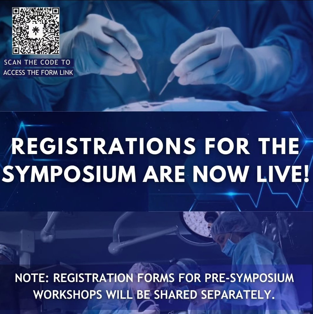 KMC_SIG's tweet photo. 📆Mark your calendars for the  KMCSIG 1st Surgical Symposium❗

Join us on May 11 for exciting talks, panel discussions, a gala dinner, and a lot more! Present your research work and network with some of the most renowned names in the field of surgery.🫀🫁🔪

@KMC_pesh @mtikth https://t.co/6pknIJld0O