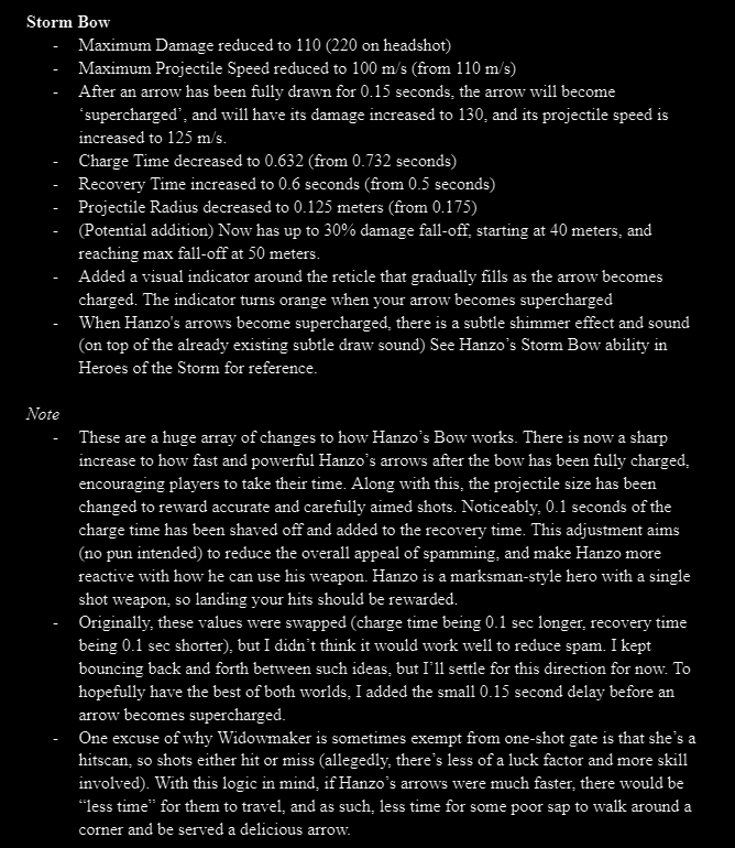 ZikaIzsha's tweet photo. #HanzoShimada #BUFFHANZO #Overwatch2
I'm no "game balance expert", but I tried my hand at coming up with potential changes for Hanzo to give one-shot back, reduce the appeal of spam, keep the identity of a marksman-type hero, and hopefully raise both his skill floor and ceiling https://t.co/961p9jTpTG