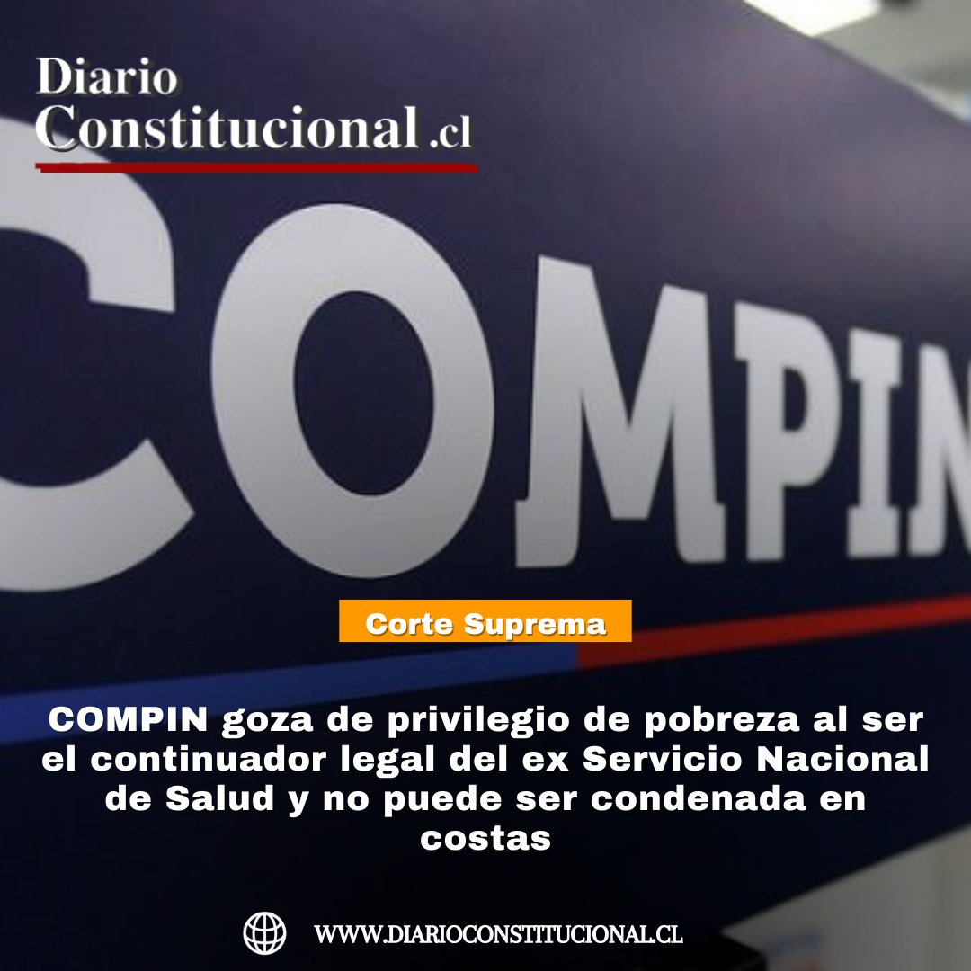 El máximo Tribunal anuló de oficio la sentencia recurrida únicamente en lo referido a la condena en costas -y omitió pronunciarse sobre el resto de la apelación-, al observar que la COMPIN goza del privilegio de pobreza que poseía su predecesor...