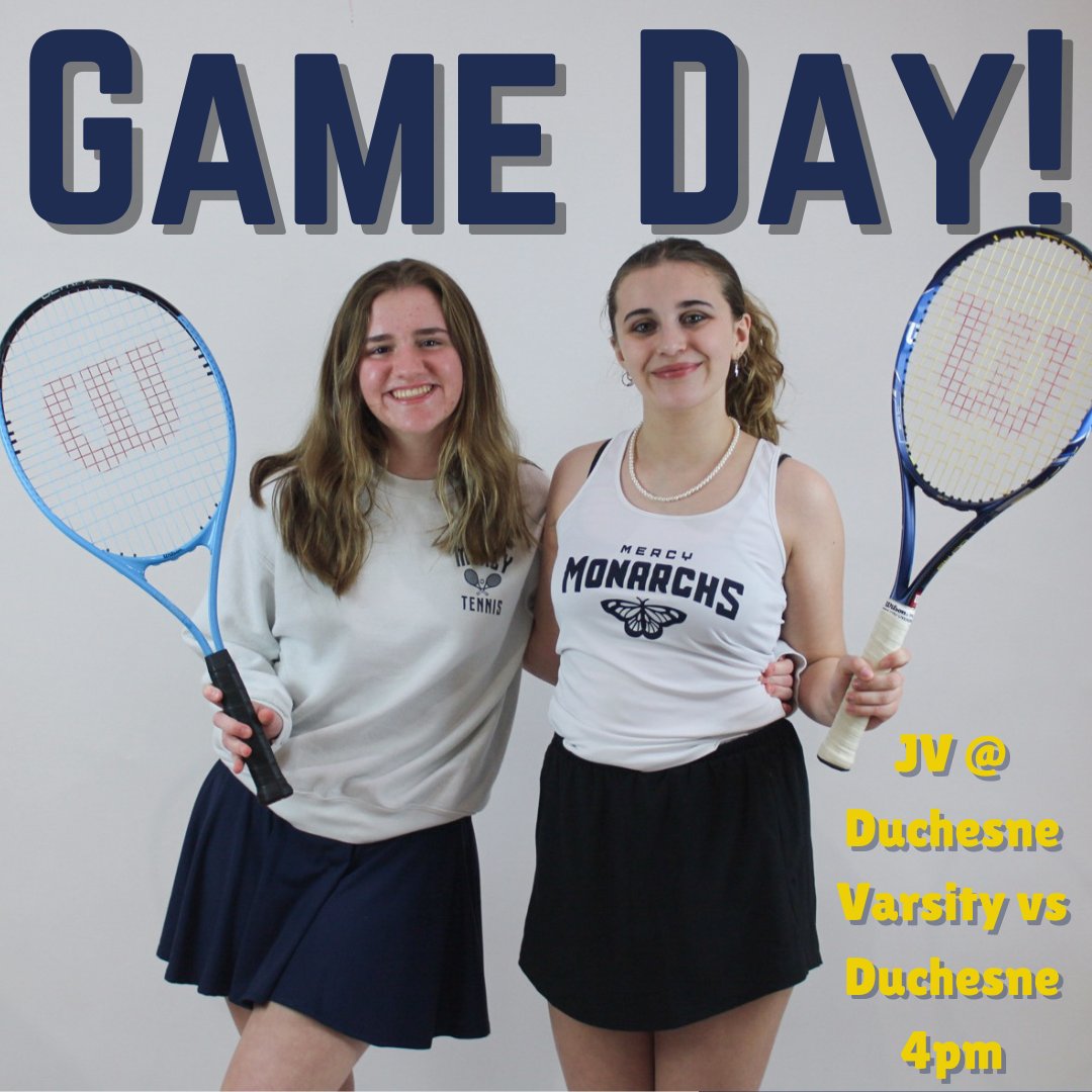 Good luck today to the Tennis Team as they take on Duchesne!