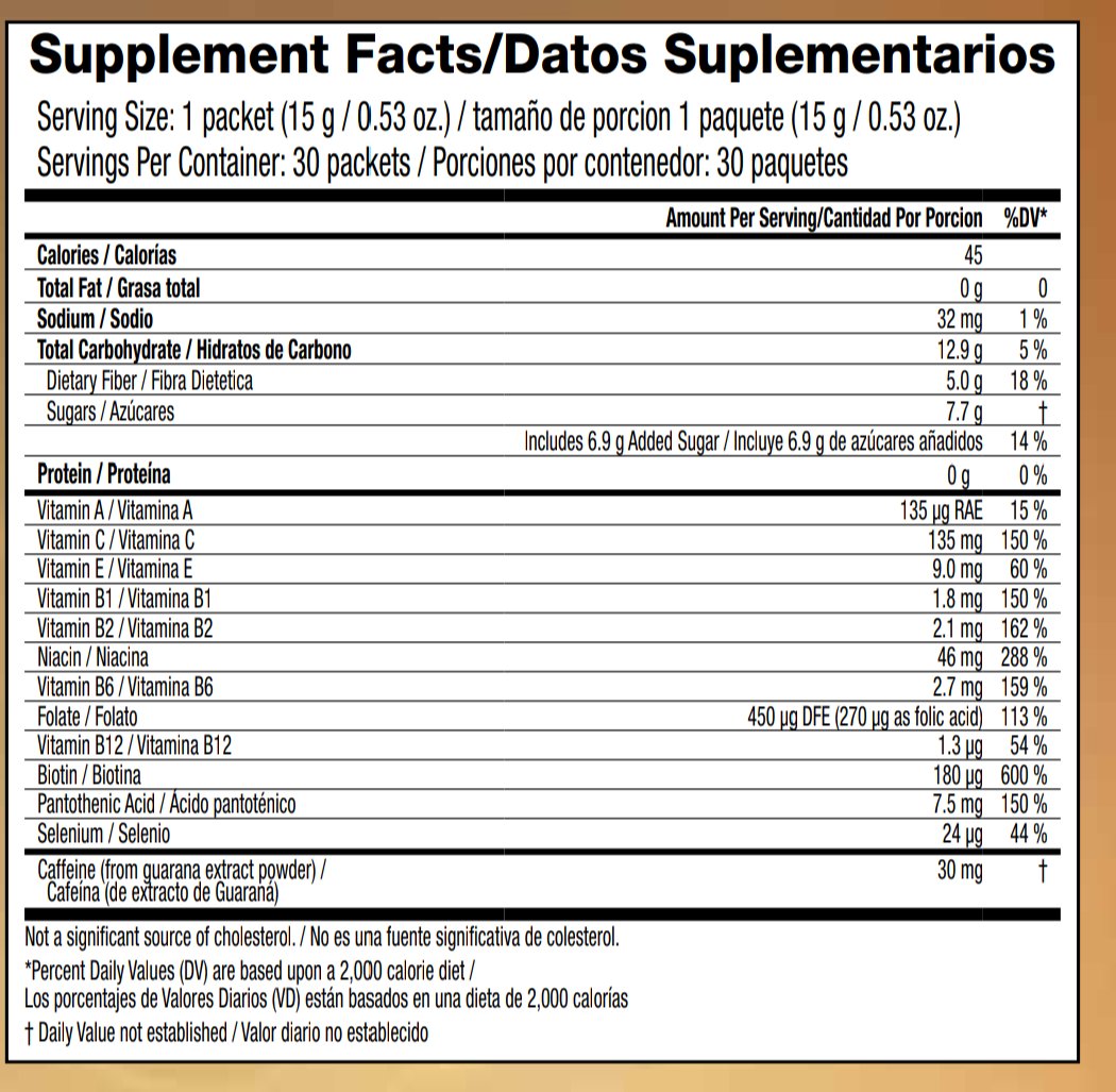 Veo TikTok lleno de comerciales de estos productos de fitline, como nadie muestra los ingredientes los dejo por aquí:
Primer ingrediente: fructosa
Azúcar: 7'7 g en 15 g de producto, es decir, más de la mitad.
¿Que está bueno? Evidentemente, es un refresco, q no os vendan la moto