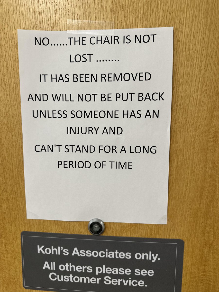 If you work at Kohl's... it sounds like you might need a union