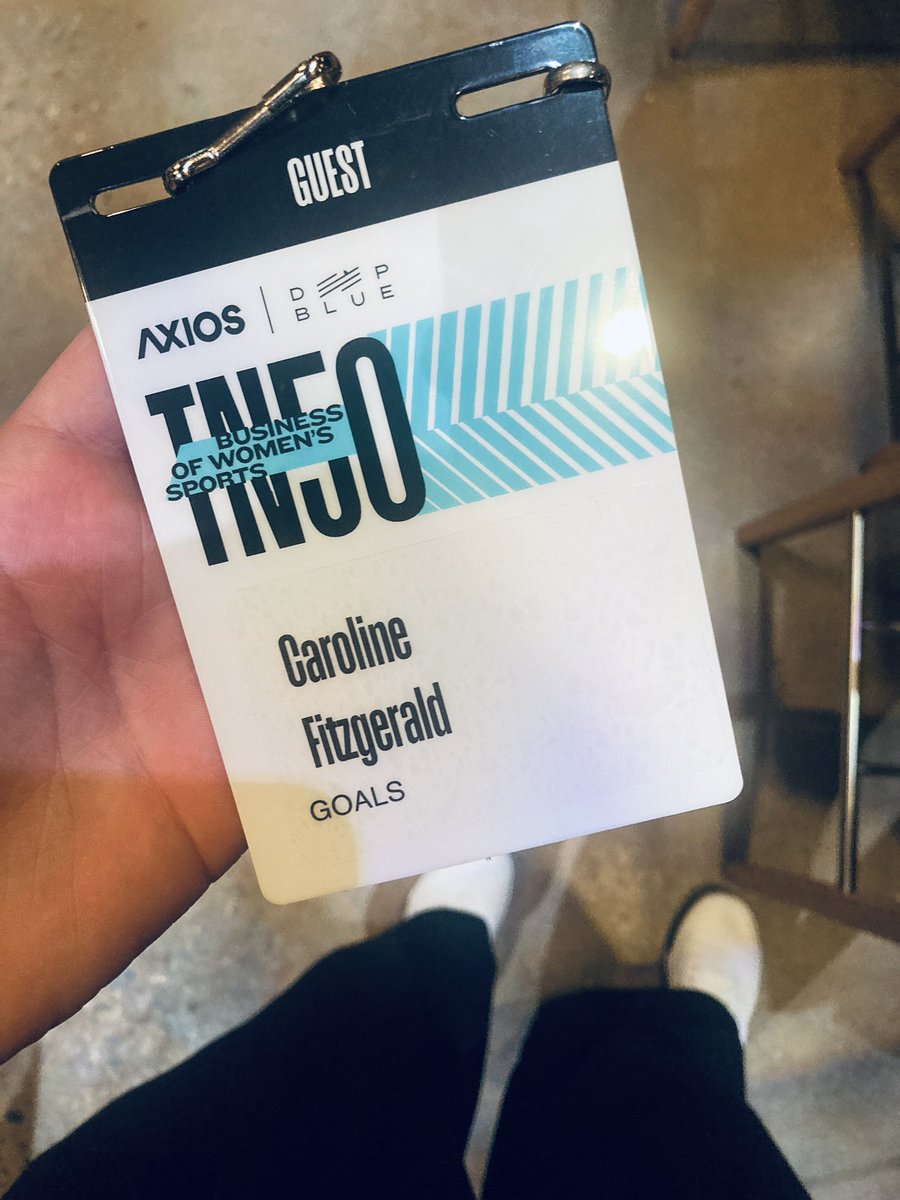 Eight straight hours of women’s #sportsbiz content & collaboration is the LITERAL dream.✨ Congratulations to Laura Correnti & the Deep Blue Sports + Entertainment + @axios teams on a gamechanging Summit.🦈 The future of the business side of women’s sports is BRIGHT.🚀