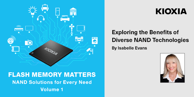 Introducing a new blog series...The FLASH MEMORY MATTERS series will explore the various KIOXIA memory solutions and point to the features and functions that make each the memory of choice for your application. Check out volume 1 here: bit.ly/3UJ4Wfv #KIOXIAMEMORYMAKER