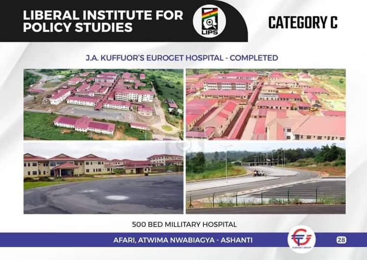 KeskineP's tweet photo. Below are the current state of the 8 hospitals that the NPP  inherited from previous regimes as at 07/01/2017:

1. Bekwai District Hospital (From I.K. Acheampong)
2. 4 Euroget projects - Tepa, Konongo, Sewua and Afari (from J.A. Kufour)
3. 800 bed KNUST Teaching Hospital 

1/2 https://t.co/O3fGY2fBi0