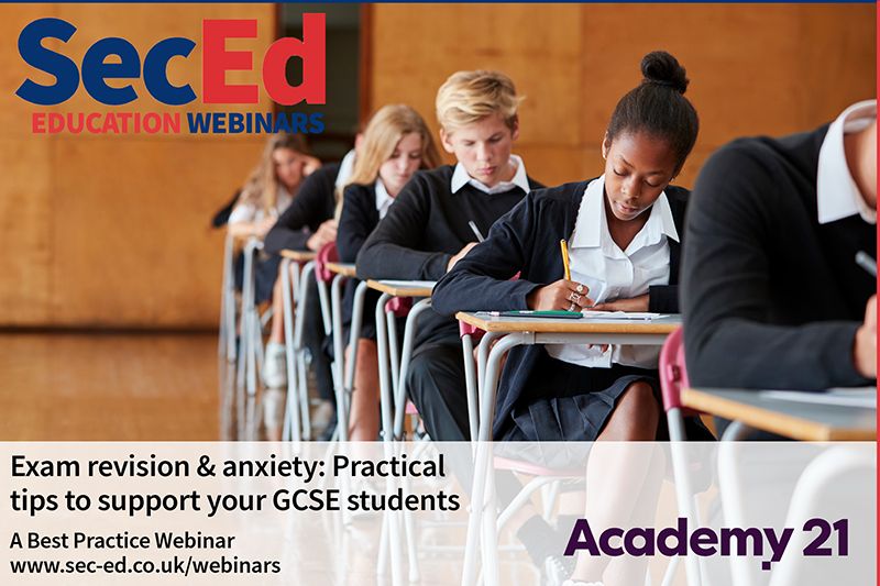 SecEd Webinar: With #GCSEs2024 upon us, this webinar with @_Academy21 offered practical tips & strategies to help you support your students with their preparation, #revision & #wellbeing – including tips for overcoming #exam #anxiety. Watch back for free: tinyurl.com/4x92xcyc