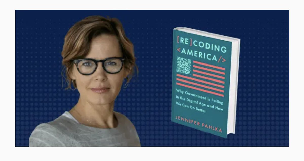 📌 Sign up now for virtual Levin Center panel with business leader Jennifer Pahlka whose authored the acclaimed book RECODING AMERICA