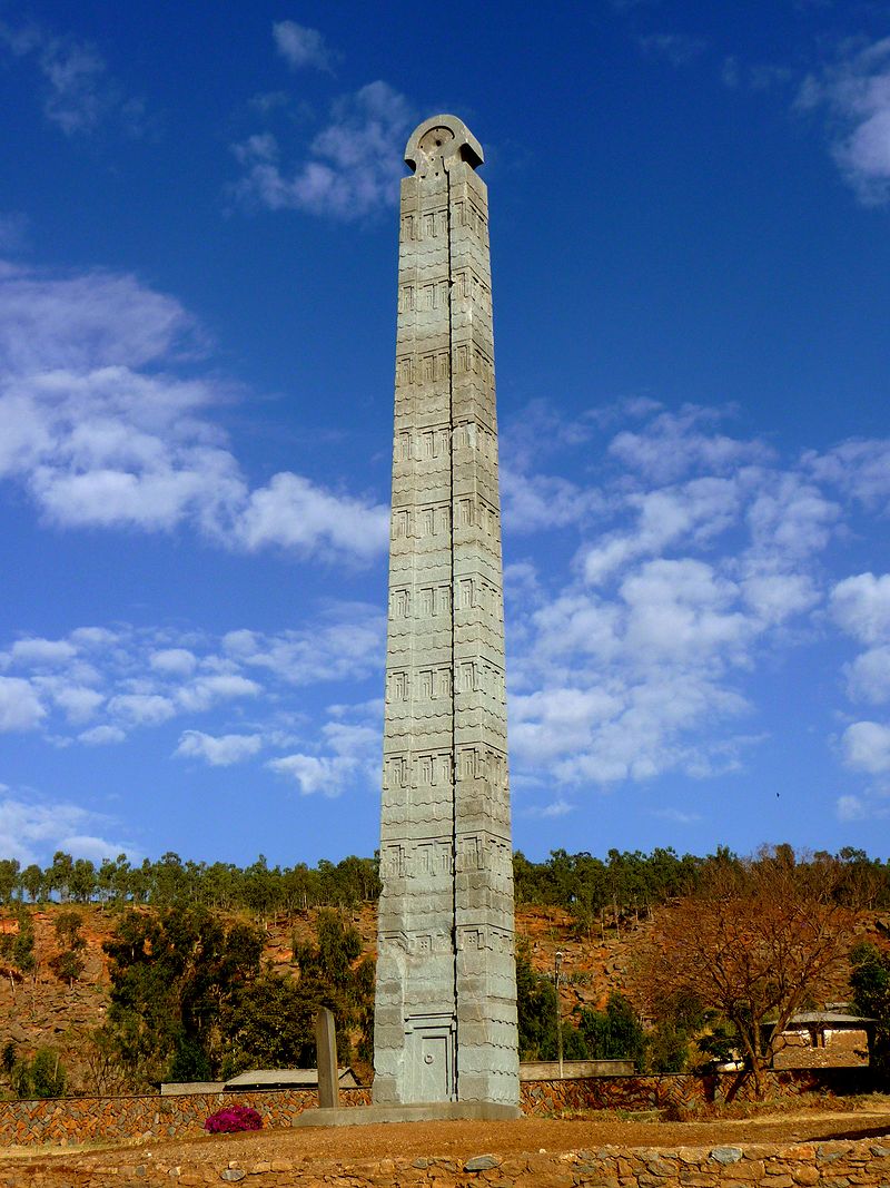 The final piece of the Obelisk of Axum was returned to Ethiopia on April 25, 2005, 68 years after Italian soldiers stole it during Benito Mussolini's invasion in 1937. The 1,700-year-old, 160-ton granite obelisk was cut into three pieces to be transported by air.