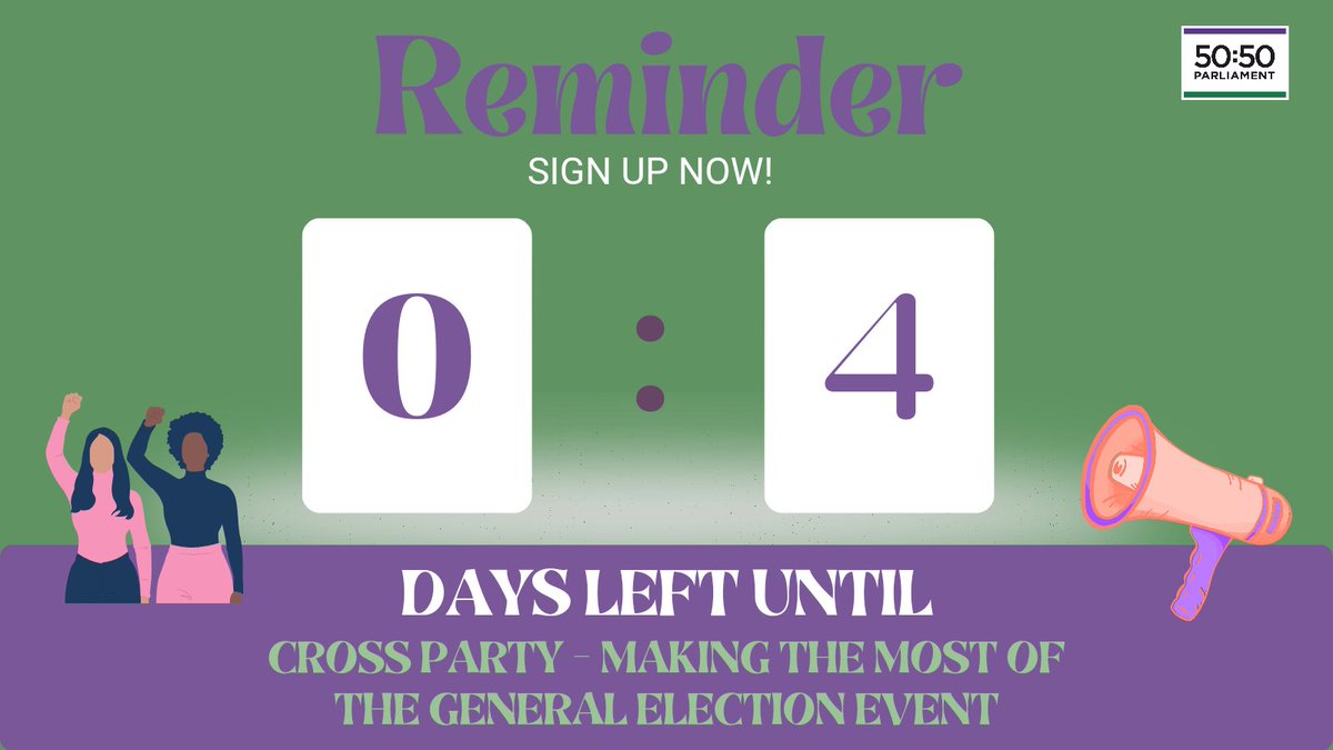 Join us + get empowered to take you first steps into politics! Gain an insight into campaigning + the election process from a cross-party panel 👭 Register here 👉 us02web.zoom.us/meeting/regist… #RepresentationMatters #WomeninPolitics #WomenEmpowerment #Crossparty