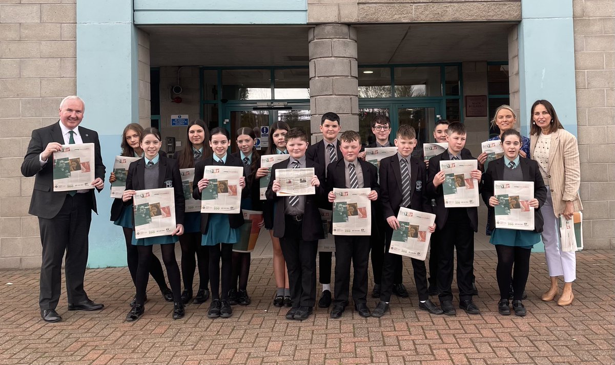 Mark Mc Ginley (8MD) was awarded 'top interview of the week' from hundreds of entries across N.Ireland,  participating in the award-winning 'Irish News Young News Readers Media Project'.  Mark's winning interview was published in this week's school edition of the paper.