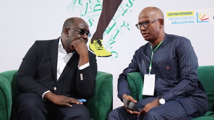 C’était aujourd’hui. 72h du livre. Félicitations à Lharmattan Guinée. 🇬🇳