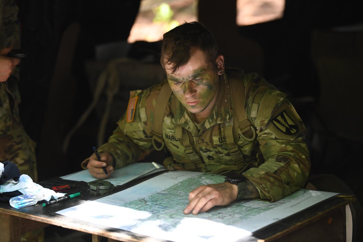 E3B candidates completed the final skills lane today proving their mastery of equipment and techniques required on patrol. Testing concludes tomorrow morning with a ruck march. Those successfully completing all requirements will receive their badge in a ceremony later in the day.