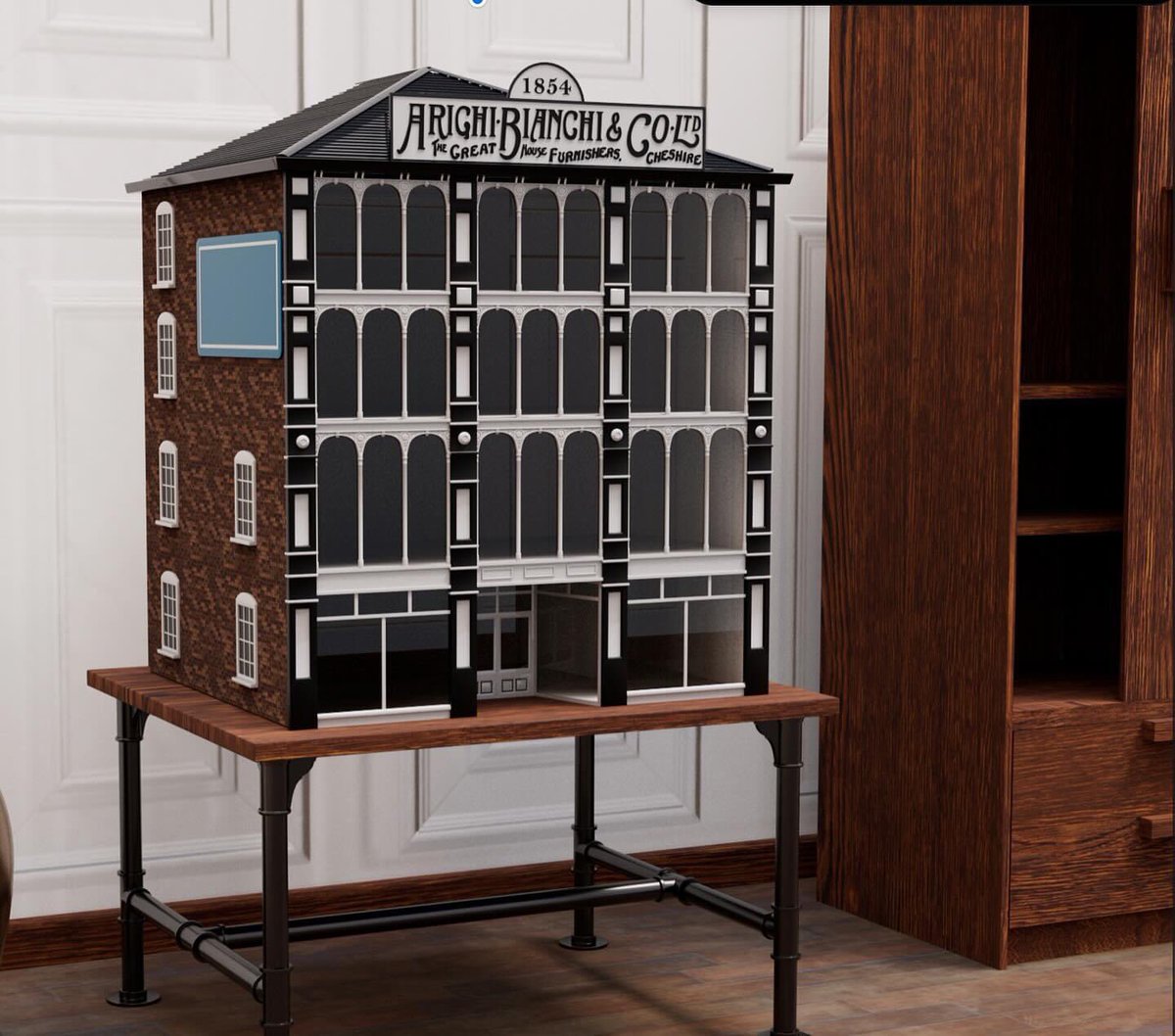 A while back we spoke to Arighi Bianchi  about making a beautiful dollhouse of their store with the local community as part of a marketing campaign. Unfortunately it didn’t get the go ahead🙁 Just found this mockup we made and thought I’d share it.