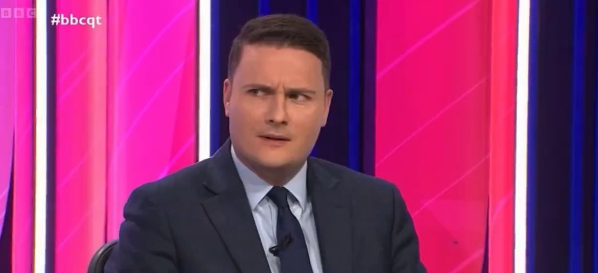 Wes Streeting’s reaction …